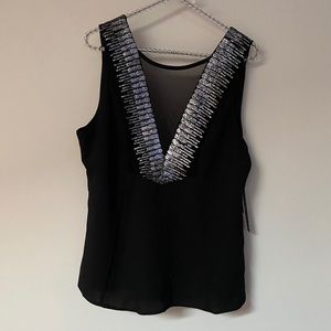 XOXO sequins neck top